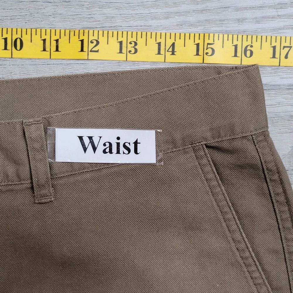 Patagonia Pants Mens 33x34 Khaki Organic Cotton Chino Straight Leg Preppy - Picture 15 of 16